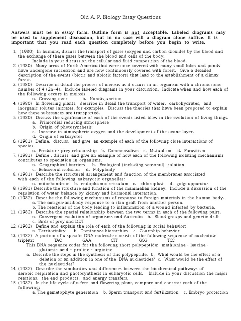 ap biology practice exam 2015 pdf ap biology free response 2016